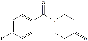1-[(4-iodophenyl)carbonyl]piperidin-4-one 结构式