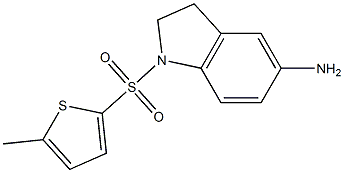 1-[(5-methylthiophene-2-)sulfonyl]-2,3-dihydro-1H-indol-5-amine|