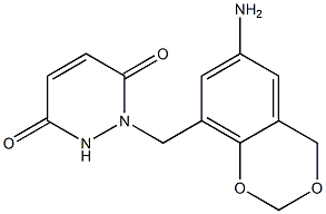 1-[(6-amino-2,4-dihydro-1,3-benzodioxin-8-yl)methyl]-1,2,3,6-tetrahydropyridazine-3,6-dione