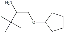 1-[(cyclopentyloxy)methyl]-2,2-dimethylpropylamine Structure