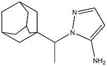 1-[1-(1-adamantyl)ethyl]-1H-pyrazol-5-amine,,结构式
