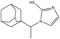 1-[1-(adamantan-1-yl)ethyl]-1H-imidazole-2-thiol Struktur