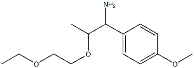 1-[1-amino-2-(2-ethoxyethoxy)propyl]-4-methoxybenzene|