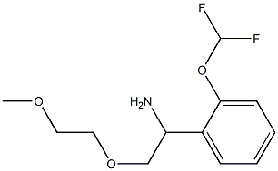 1-[1-amino-2-(2-methoxyethoxy)ethyl]-2-(difluoromethoxy)benzene