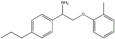 1-[1-amino-2-(2-methylphenoxy)ethyl]-4-propylbenzene