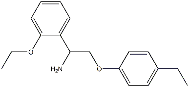 1-[1-amino-2-(4-ethylphenoxy)ethyl]-2-ethoxybenzene