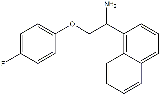 1-[1-amino-2-(4-fluorophenoxy)ethyl]naphthalene Structure