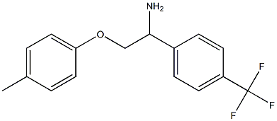 1-[1-amino-2-(4-methylphenoxy)ethyl]-4-(trifluoromethyl)benzene|