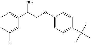 1-[1-amino-2-(4-tert-butylphenoxy)ethyl]-3-fluorobenzene|