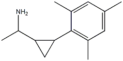 1-[2-(2,4,6-trimethylphenyl)cyclopropyl]ethan-1-amine Structure