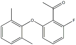 1-[2-(2,6-dimethylphenoxy)-6-fluorophenyl]ethan-1-one