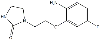 1-[2-(2-amino-5-fluorophenoxy)ethyl]imidazolidin-2-one