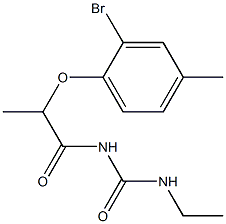 1-[2-(2-bromo-4-methylphenoxy)propanoyl]-3-ethylurea