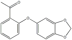 1-[2-(2H-1,3-benzodioxol-5-yloxy)phenyl]ethan-1-one Structure