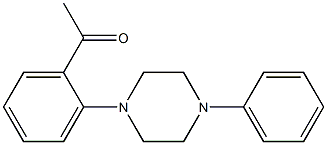 1-[2-(4-phenylpiperazin-1-yl)phenyl]ethan-1-one 结构式