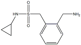 1-[2-(aminomethyl)phenyl]-N-cyclopropylmethanesulfonamide