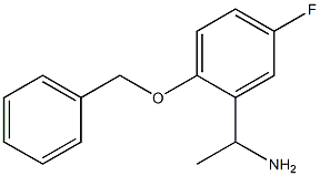 1-[2-(benzyloxy)-5-fluorophenyl]ethan-1-amine