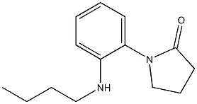 1-[2-(butylamino)phenyl]pyrrolidin-2-one,,结构式