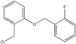 1-[2-(chloromethyl)phenoxymethyl]-2-fluorobenzene Structure