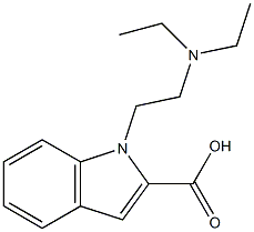 1-[2-(diethylamino)ethyl]-1H-indole-2-carboxylic acid Structure