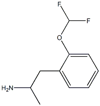 1-[2-(difluoromethoxy)phenyl]propan-2-amine,910404-42-1,结构式