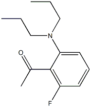 1-[2-(dipropylamino)-6-fluorophenyl]ethan-1-one,,结构式