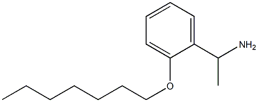 1-[2-(heptyloxy)phenyl]ethan-1-amine Structure