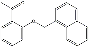 1-[2-(naphthalen-1-ylmethoxy)phenyl]ethan-1-one Structure