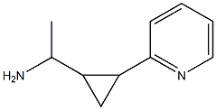 1-[2-(pyridin-2-yl)cyclopropyl]ethan-1-amine Structure