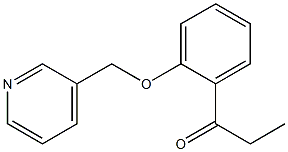 1-[2-(pyridin-3-ylmethoxy)phenyl]propan-1-one|