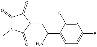 1-[2-amino-2-(2,4-difluorophenyl)ethyl]-3-methylimidazolidine-2,4,5-trione|