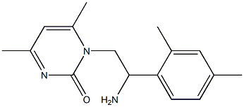 1-[2-amino-2-(2,4-dimethylphenyl)ethyl]-4,6-dimethylpyrimidin-2(1H)-one