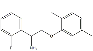 1-[2-amino-2-(2-fluorophenyl)ethoxy]-2,3,5-trimethylbenzene Structure