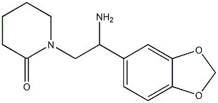 1-[2-amino-2-(2H-1,3-benzodioxol-5-yl)ethyl]piperidin-2-one