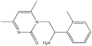 1-[2-amino-2-(2-methylphenyl)ethyl]-4,6-dimethylpyrimidin-2(1H)-one|