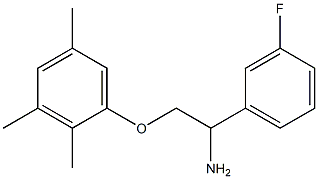 1-[2-amino-2-(3-fluorophenyl)ethoxy]-2,3,5-trimethylbenzene