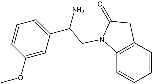 1-[2-amino-2-(3-methoxyphenyl)ethyl]-2,3-dihydro-1H-indol-2-one