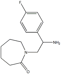 1-[2-amino-2-(4-fluorophenyl)ethyl]azepan-2-one