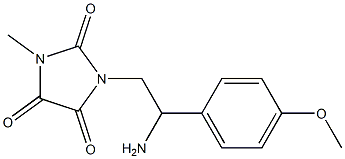 1-[2-amino-2-(4-methoxyphenyl)ethyl]-3-methylimidazolidine-2,4,5-trione