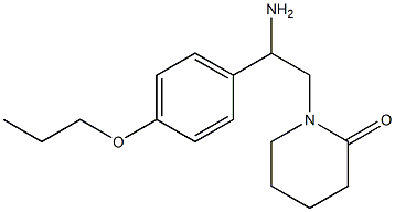  1-[2-amino-2-(4-propoxyphenyl)ethyl]piperidin-2-one