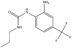 1-[2-amino-4-(trifluoromethyl)phenyl]-3-propylurea|