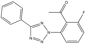 1-[2-fluoro-6-(5-phenyl-2H-1,2,3,4-tetrazol-2-yl)phenyl]ethan-1-one