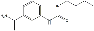 1-[3-(1-aminoethyl)phenyl]-3-butylurea Structure