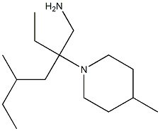 1-[3-(aminomethyl)-5-methylheptan-3-yl]-4-methylpiperidine Structure