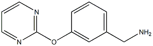 1-[3-(pyrimidin-2-yloxy)phenyl]methanamine 结构式