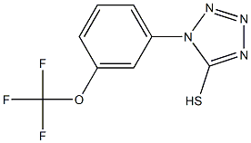 1-[3-(trifluoromethoxy)phenyl]-1H-1,2,3,4-tetrazole-5-thiol 结构式