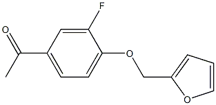 1-[3-fluoro-4-(furan-2-ylmethoxy)phenyl]ethan-1-one