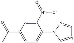 1-[3-nitro-4-(1H-1,2,4-triazol-1-yl)phenyl]ethan-1-one