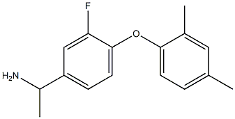 1-[4-(2,4-dimethylphenoxy)-3-fluorophenyl]ethan-1-amine