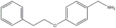 1-[4-(2-phenylethoxy)phenyl]methanamine 结构式